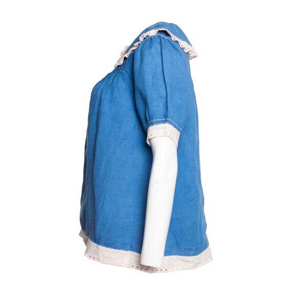Paul & Joe linen shirt with ruffles